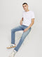 JACK&JONES JJIGLENN JJFOX AM 496 NOOS - Slim fit jeans - Comfort stretch - Stonewash