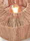 GOOD&MOJO Tafellamp Iguazu - Jute/Bamboe Zwart - Ø30x41cm -