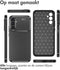 iMoshion Hoesje Geschikt voor Samsung Galaxy A34 (5G) Hoesje Siliconen - iMoshion Carbon Softcase Backcover - Zwart