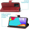 imoshion Hoesje Geschikt voor Samsung Galaxy A52 (4G) / A52s / A52 (5G) Hoesje Met Pasjeshouder - imoshion Luxe Bookcase - Rood
