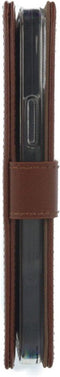 Valenta iPhone 12 Pro Max - Book Case - Handgemaakt - Bruin