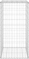 vidaXL - Schanskorfmuur - met - deksels - 60x50x150 - cm - gegalvaniseerd - staal