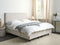 DUKE II - Tweepersoonsbed - Beige - 160 x 200 cm - Polyester