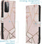 iMoshion Hoesje Geschikt voor Samsung Galaxy A72 Hoesje Met Pasjeshouder - iMoshion Design Softcase Bookcase - Meerkleurig / Pink Graphic