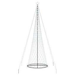 LED Kerstboom met 550 LED Koudwit 160 x 160 x 500 cm Metaal
