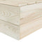 vidaXL - Hoekbank - sectioneel - pallet - geïmpregneerd - vurenhout