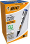 Bic permanent marker 2300 ECOlutions, schrijfbreedte 3,7 - 5,5 mm, schuine punt, blauw 12 stuks