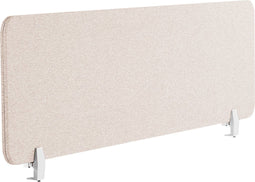 Beliani WALLY - Bureauscherm - Beige - Kunststof