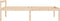 vidaXL - Seniorenbed - massief - grenenhout - 100x200 - cm