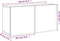vidaXL - Tv-meubel - wandgemonteerd - 80x30x41 - cm - wit