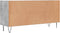 vidaXL - Tv-meubel - 103,5x30x50 - cm - bewerkt - hout - betongrijs