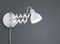 Reality Scissor - Wandlamp - E14 3,5 W - Wit mat