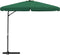vidaXL - Parasol - met - stalen - paal - 300 - cm - groen
