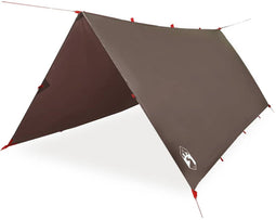 vidaXL - Kampeerluifel - waterdicht - 406x306 - cm - bruin