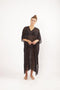 Barts Kribi Kaftan - Dames Kaftan - V-hals met split - Zwart (one size)