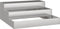 vidaXL - Tuinplanter - 3-Lagen - 90x90x35 - cm - Verweerd - staal