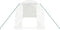 vidaXL - Tuinkas - met - stalen - frame - 12 - m² - 6x2x2 - m - wit