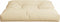 vidaXL Bankkussen pallet 70x70x10 cm beige