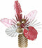 Wanddecoratie DKD Home Decor Metaal Blommor (66 x 13 x 74 cm)