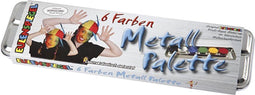 Eulenspiegel Schminkset - 6 kleuren op waterbasis - Met penseel - Multicolor