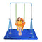 Coast Kinderrekstok - Opvouwbare Trainingsstang - 4 Hoogtes - Roze/Blauw