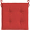 vidaXL - Tuinstoelkussens - 2 - st - 40x40x4 - cm - oxford - stof - rood