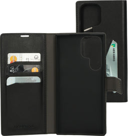Mobiparts Galaxy S23 Ultra - Classic Wallet Case - Ruimte voor pasjes - Zwart (2023)