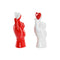 Decoratieve figuren Home ESPRIT Wit Rood Hand 12 x 8,5 x 26 cm (2 Stuks)