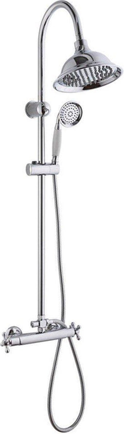 Go by Van Marcke Retro - Douchesysteem - Regendouche Handdouche Thermostatisch Chroom