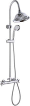 Go by Van Marcke Retro - Douchesysteem - Regendouche Handdouche Thermostatisch Chroom