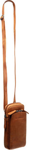 Leren Telefoontasje Cognac Valdes