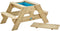 TP Toys Joy - Zand- en picknicktafel voor 2 kinderen - FSC gecertificeerd hout - Bruin