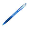 12 bic atlantis soft blauw schrijvend