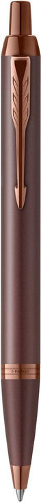 Parker IM Monochrome balpen | blauwe inkt | bordeauxrode afwerking en details | medium punt | met geschenkdoos