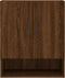 vidaXL - Wandkast - 60x31x70 - cm - bewerkt - hout - bruin - eikenkleur