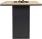 Cosi Fires - Vuurtafel Cosiloft Bartafel Black / Teak - Vuurtafels - Hout - Zwart