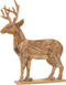 J-Line figuur Rendier - hout - naturel - small