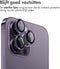 imoshion 2 Pack Camera lens protector| - Screenprotector Geschikt voor - |iPhone 14 Pro, iPhone 14 Pro Max| - |Paars|