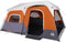vidaXL - Tent - 9-persoons - waterdicht - met - LED - lichtgrijs - en - oranje