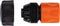 BLACK+DECKER Tuinslang Snelkoppeling - 5/8'-3/4' - Kunststof - Zwart/Oranje