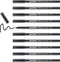 edding 1300 viltstift - zwart - doosje 10 stuks - ronde punt 2 mm, tekenen op papier