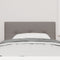 vidaXL - Hoofdbord - Met - Knopen - Taupe - 80 - cm - Stof