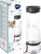 BRITA waterfilterkaraf - 1,3l - incl. 1 MicroDisc filter - vermindert PFAS chloor herbiciden pesticiden - zwart