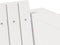 vidaXL - Tuinbank - Wit - 185,5x60x62 - cm - Massief - Grenenhout