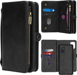iMoshion Hoesje Met Pasjeshouder Geschikt voor Samsung Galaxy A71 - iMoshion 2-in-1 Wallet Bookcase - Zwart