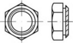 TOOLCRAFT 159297 Schotmoeren M4 Staal Galvanisch verzinkt 100 stuk(s)