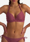 Beachlife Dark Rose - Halter bikinitop - Voorgevormde cups en beugel - Maat 80D