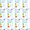vidaXL Wand-/plafondlampen industrieel 2 st E27 20x25 cm messingkleur