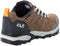 Jack Wolfskin REFUGIO TEXAPORE LOW - Dames Wandelschoenen - Suède en textiel - brown / apricot