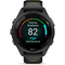 Garmin Forerunner 265S 42 mm zwart met een zwart/geel siliconen polsband